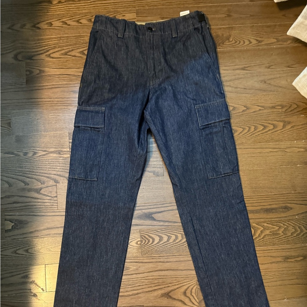 Banana Republic Indigo Denim Cargo Pants – NWT – Size 30